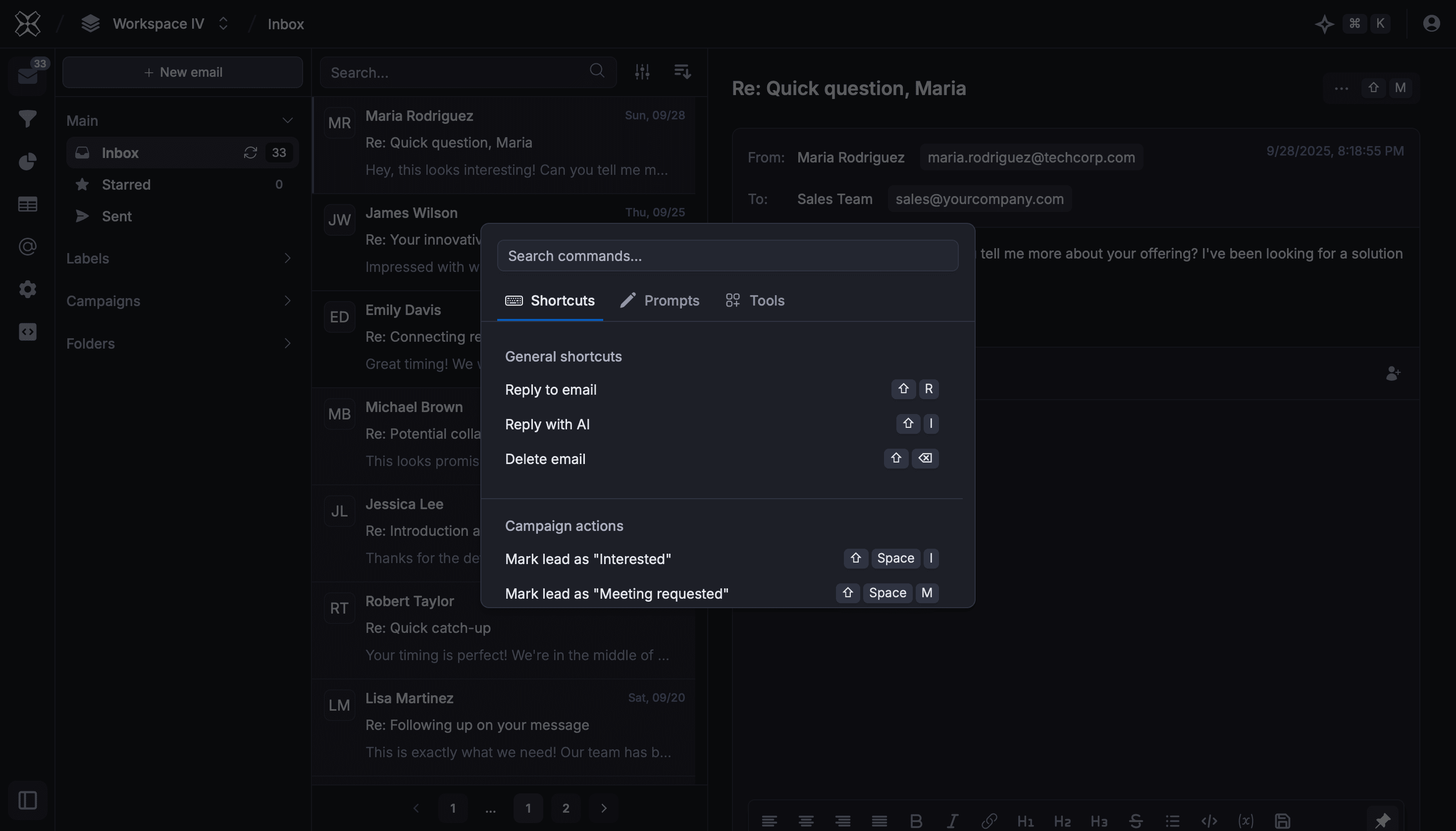 Your AI Copilot for the Inbox